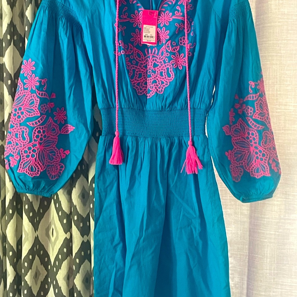 Lilly mid thigh long sleeve dress, thin breathable material